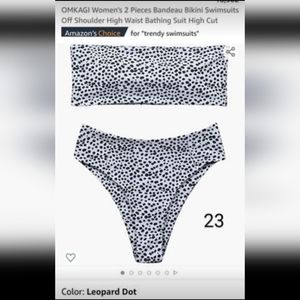 Brand New Omkagi Bandeau Bikini